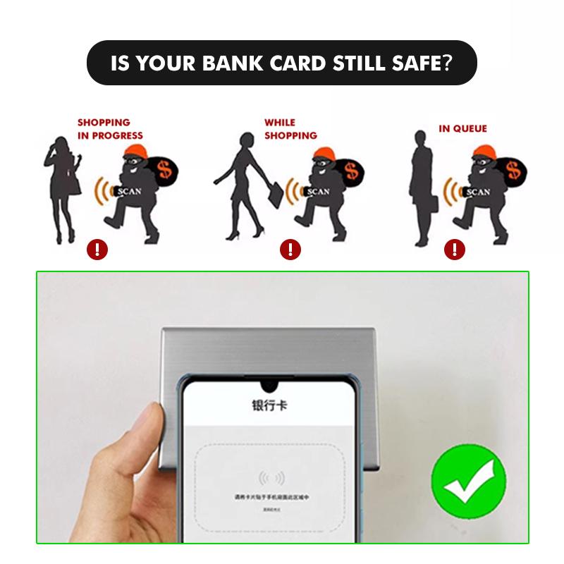 Car ID Bank Card Business Card Stainless Steel Storage Case For Mercedes Benz W124 W203 W204 SLK CLA SL SLC C CLASS B CLASS E PK3