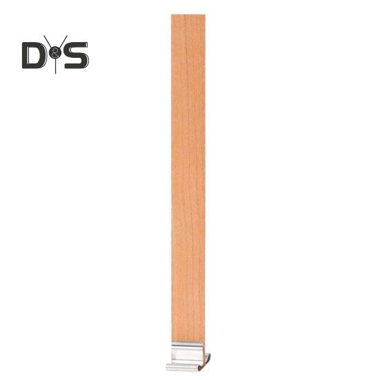 22 шт. деревянных фитилей для свечей, устойчивые фитили для свечей с металлическими основаниями, бездымные деревянные фитили для свечей ручной работы для самостоятельного изготовления свечей