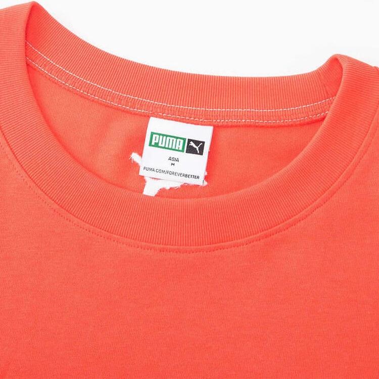 Puma Swxp Dancemania Дышащая футболка с круглым вырезом и принтом букв Dopamine, свободная, с коротким рукавом, унисекс, топы 626857-25