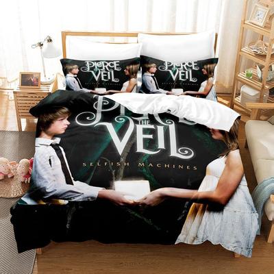 3D-печать Музыкальная группа Pierce The Veil Постельное белье Односпальная кровать Твин Полный комплект двуспальной кровати King Size для взрослых и детей Спальня Пододеяльники Наборы