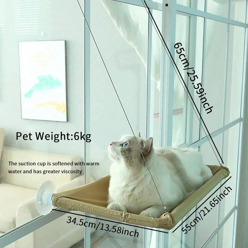 1pc-Window Hanger Cat Hammock Washable Detachable Pet Bed Suction Shelf Bag Beds Seat For Cat Sleeping Pet Supplies
