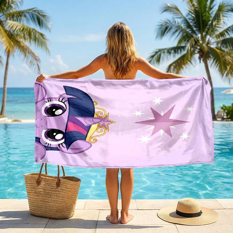 Twilight Sparkle Fashion Beach Towel: Ideal for Summer Adventures Soft, absorbent and quick drying suitable for swimming and bathing