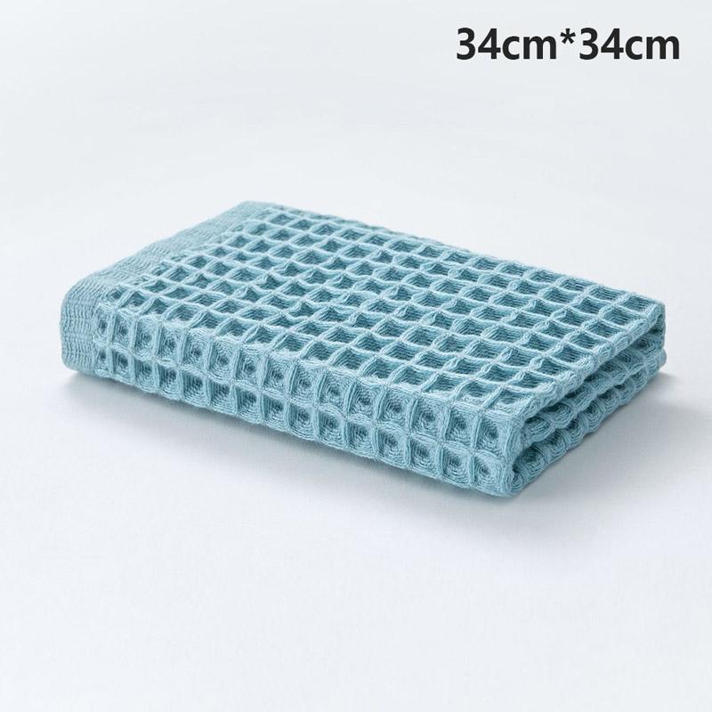 Cotton Waffle Square Towel 40 Strand Waffle Square Towel Towel Bath Towel Plain Square Towel