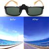 Day Night Unisex Flip-up Clip On Vision Lens Fashion Driving Sunglass Maxnina Glasses  Accessories