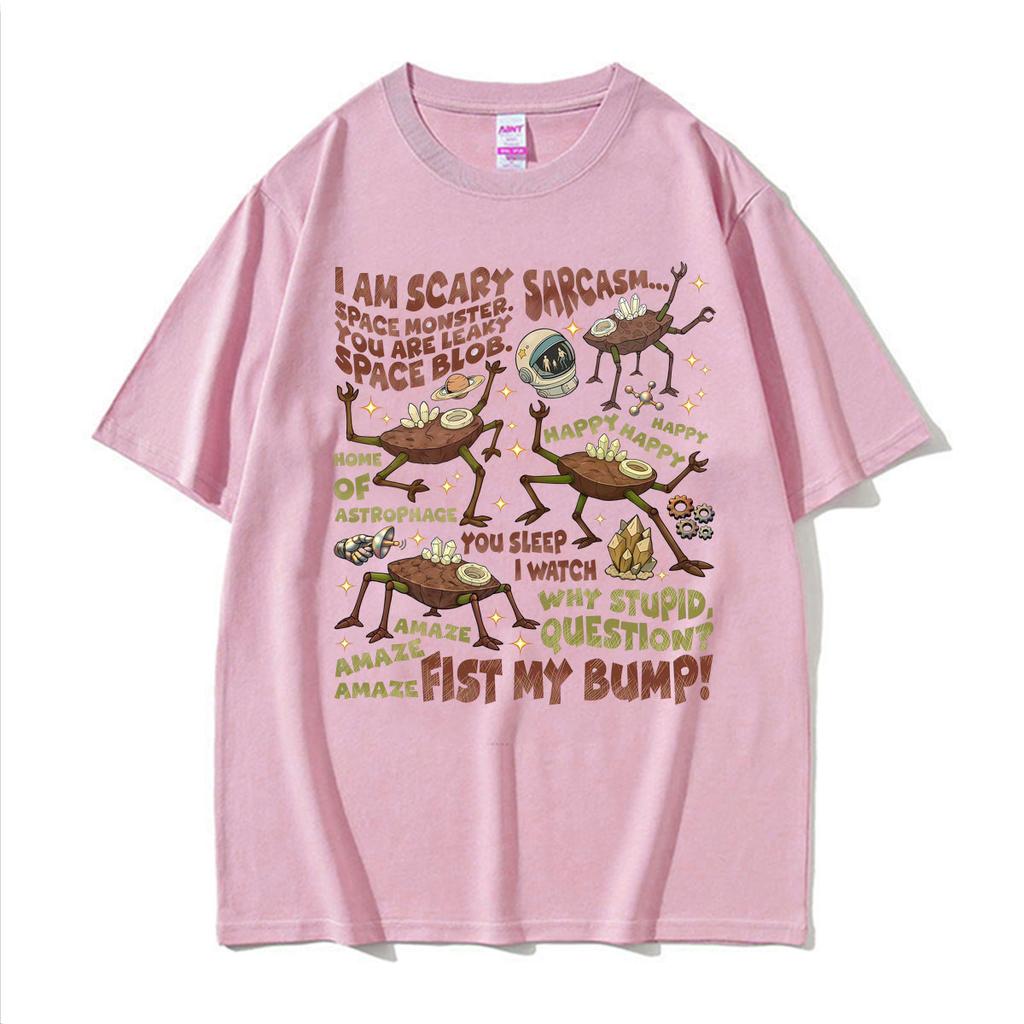 Rocky Amaze Project Hail Mary Graphic T Shirts Unisex Women Fashion Vintage Street Short Sleeve T Shirt Casual Pure Cotton Tshirts