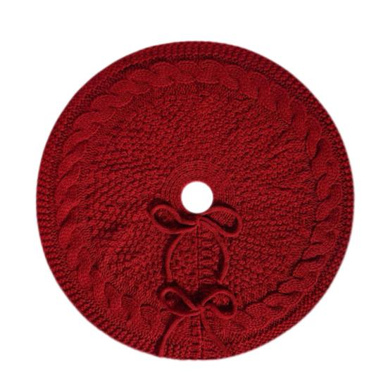 Юбка вязаная рождественская елка маленькая толстая вязаная коса круглая юбка елка деревенская