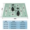 Mid Century Meow Retro Atomic Cats On Vintage Mint Studioxtine Personalized Travel An Ultra-Soft Micro Fleece Blanket