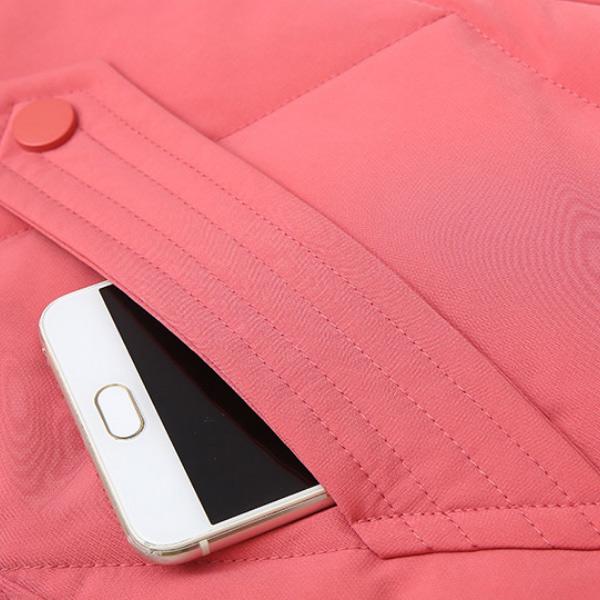 Новая модная детская теплая пуховая куртка Зимняя для девочек с меховым воротником Белый утиный пух Длинная куртка 120-170 см