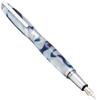 Recif Pearl Soyuz Fountain Fine Nib Pen, Blue/White,
