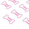 100Pcs Bone Shaped Paper Clips Pink Cute Paper Clips Small Paper Clips  Office