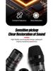 Rechargeable Dual Wireless Microphone Set for Stage, Home, KTV, Outdoor Events, and Conferences
