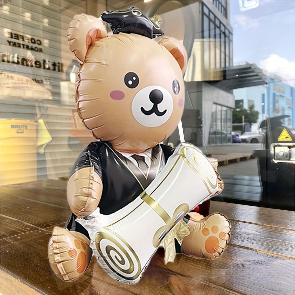 Милый воздушный шар для выпускного вечера 96,52 см Гелиевые шары Декор Шарик в виде выпускного медвежонка Школьные мероприятия