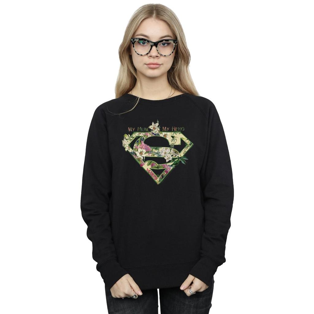 DC Comics Womens/Ladies Supergirl My Mum My Hero Sweatshirt