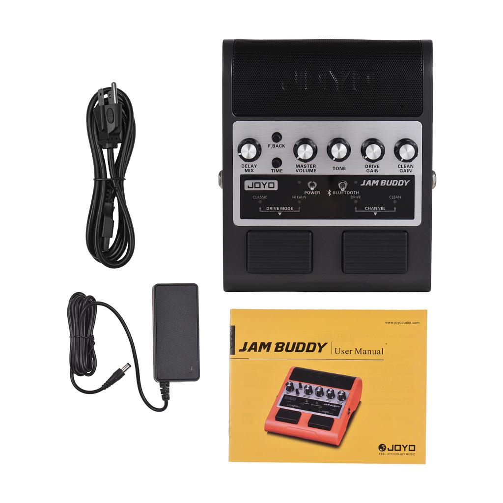 JOYO Electric Guitar Speaker Portable Guitar Effector Amp 2x4W Dual Channel Dual Effects Pedal