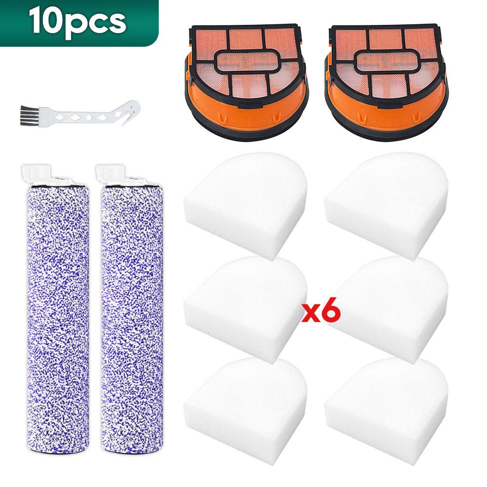 Compatible for Shark WD201/  WD201C / WD100 / WD101 / WD200 / AW201  / AW302 HydroVac Vacuum Accessories Roller Brush Filter