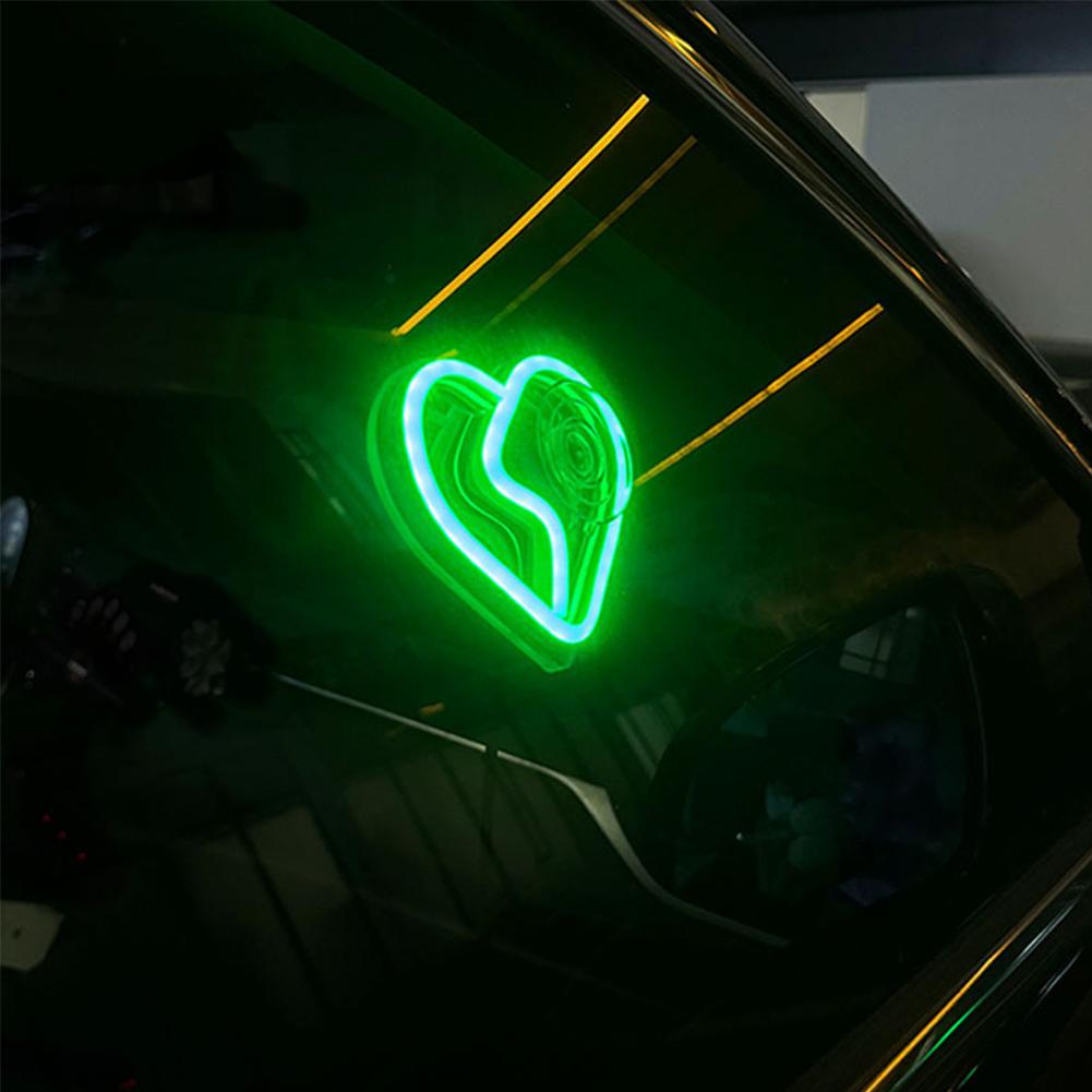 Автомобильные светодиодные фонари для окон с дистанционным управлением, несколько режимов, декорирование окон, атмосферные лампы, модификация автомобиля, неоновые огни