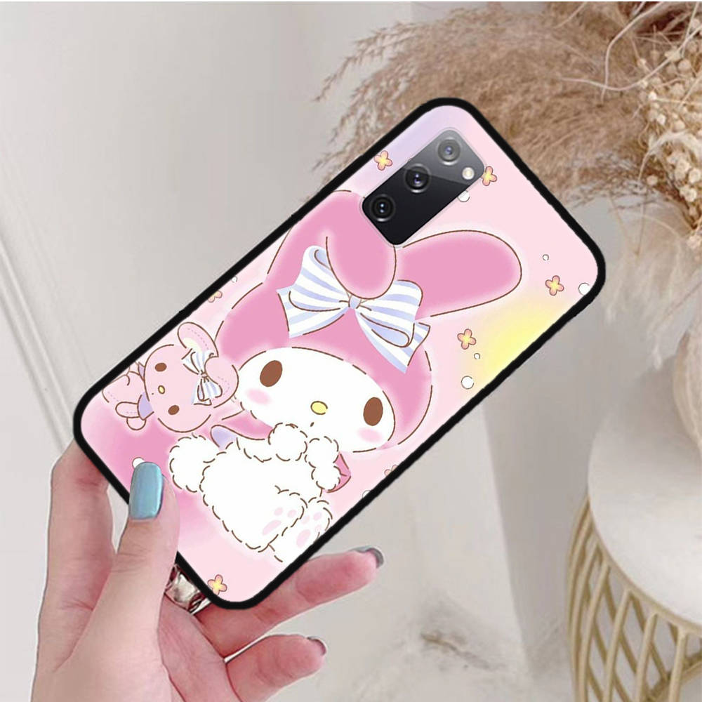Черный чехол для Xiaomi Poco X6 X4 M5 M6 F5 F6 C65 C55 C50 C51 C40 Pro Redmi 14C A3X 13C 12C 11T 10A 9C Note 7 6 8A Plus L-13 Cute My Melody
