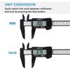 6 Inch Digital Electronic Carbon Fiber Vernier Calipers Gauge Micrometer Measuring Tool