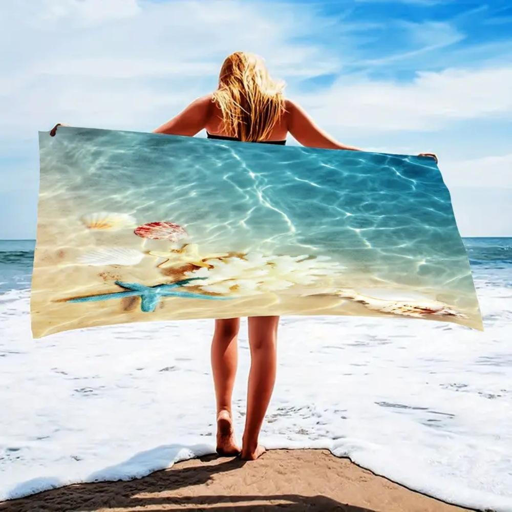 Popular Beach Towels, Microfiber Adult Swimming Towels, Absorbent Towels