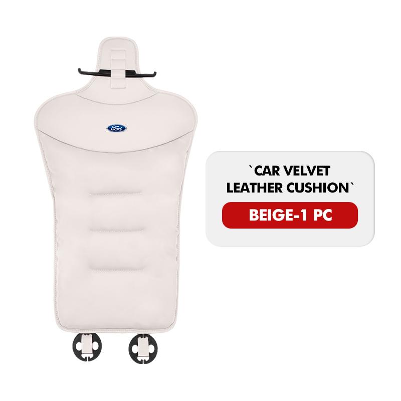 YYQO6 Car Seat Breathable Velour Leather Cushion Cover Accessories For Ford mk2 mk3 Ranger Mondeo mk4 S-MAX Kuga Mustang Fusion
