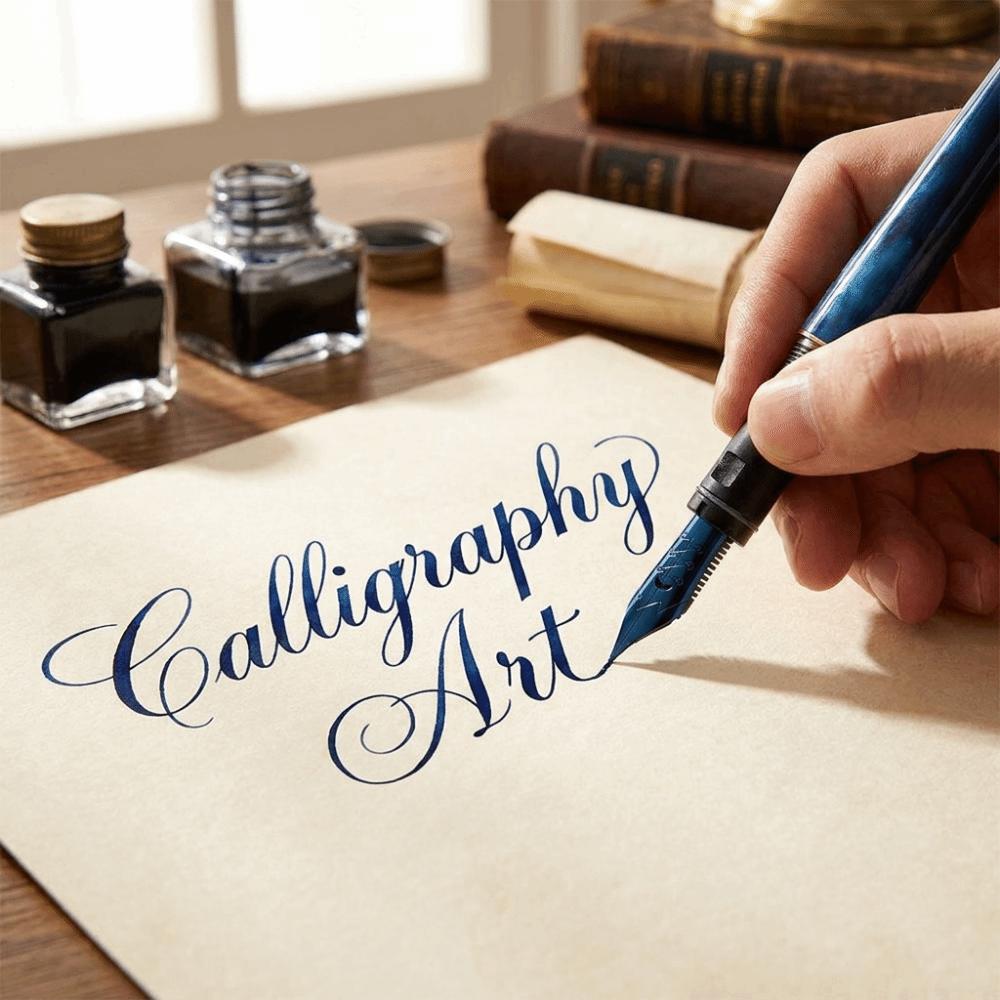 Black Plated Calligraphy Pen Nib Soft Elastic Flexible Nib Soft Elastic Nib Floral Lettering