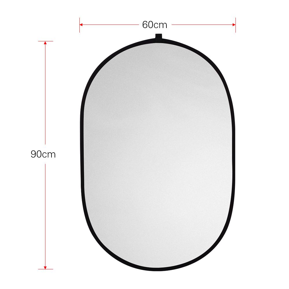 60 * 90 см Цельсия 24 * 35 дюймов Светоотражатель для фотосъемки 2-в-1(Серебряное золото) Складной портативный для студийной и уличной фотосъемки с сумкой для переноски