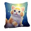 Simple Cute Kitten Pillow Cartoon Sofa Bedside Cushion Car Office Nap Cushion Cat Pillow