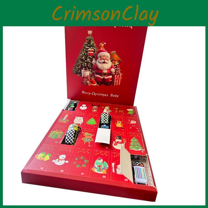 Обратный отсчет Рождественский календарь Сюрприз Гоночный Слепой бокс Детские игрушки Подарок Для
