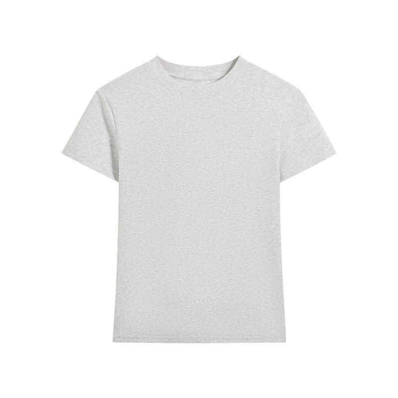 Korean Style Short Sleeve T Shirt For Women With Cotton Lycra Fabric Casual Fit Easy Care