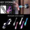 Держатель для ключей из алюминиевого сплава, уличные EDC-инструменты, металлический органайзер для ключей