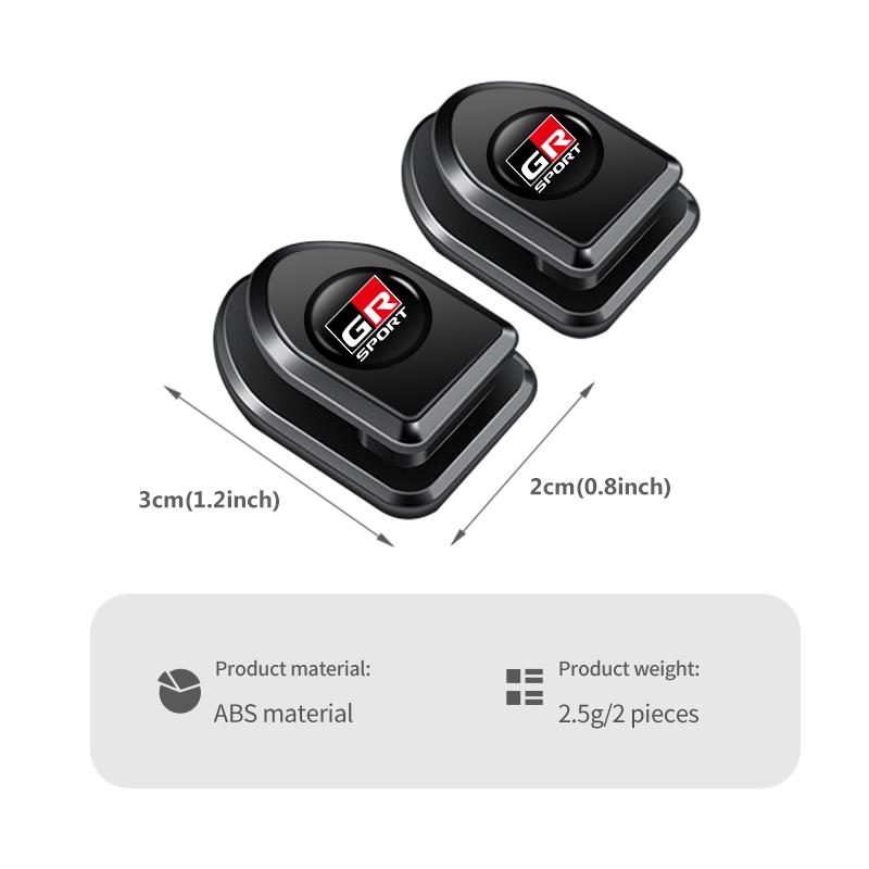 For Toyota Car Hanging Hook Adhesive Clip Car Home Wall Key Clothes Rack Storage Accessories chr Corolla Camry rav4 Yaris hilux