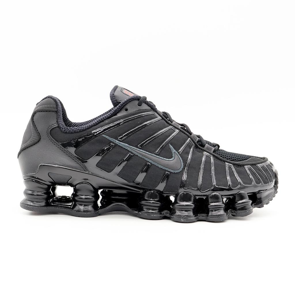 AR3566-002 Nike Shox TL Черный и Максимально Оранжевый Гематит (Женский)