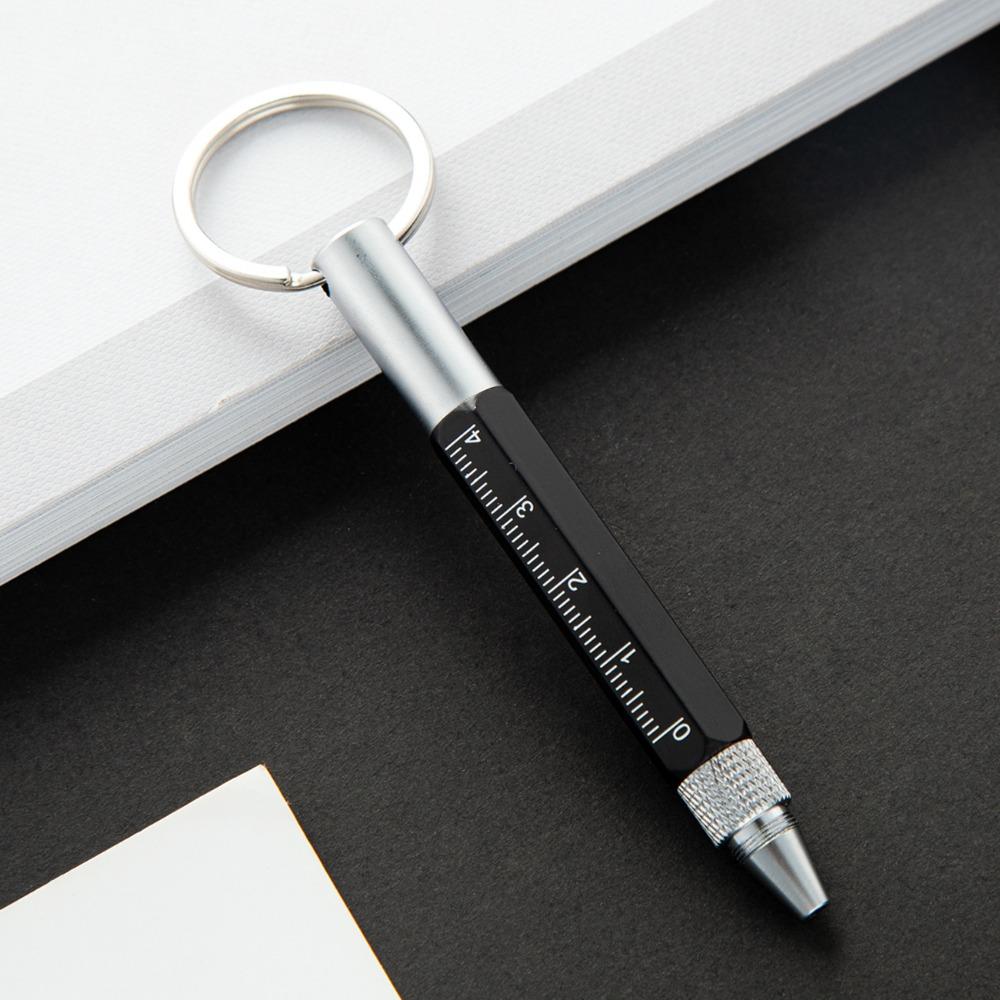 Metal Ballpoint Pen Short Style Capacitive Pen Multi Functional Multitool Pen  Construction Tools