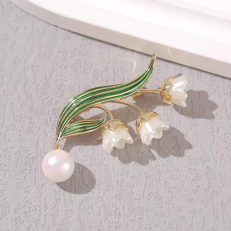 High-End Brooches, Women'S Sense Of Luxury, Niche, High-End Pins, Elegant Temperament, Fixed Clothes, Suits, Pearl Jewelry