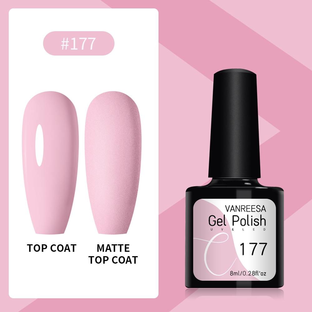 VANREESA Набор гелей для ногтей 111 цветов Гель-лак для ногтей Soak Off Базовое покрытие Верхнее покрытие Маникюр для ногтей УФ-светодиодный полуперманентный лак Стойкий гель для дизайна ногтей