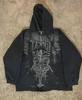 Y2K Retro Skeleton Hoodie - 90s Graphic Zip Sweatshirt