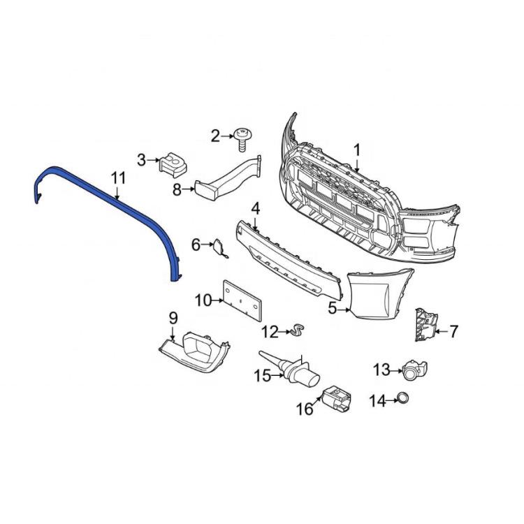 51119450550 - Совместимость рамки внешней решетки радиатора BMW Mini Cooper JCW F55