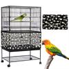 Adjustable Elastic Bird Cage Cover Mesh Fabric Bird Seed Guard New Bird Cage Net