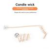 50pcs 50 Pieces Candle Wicks Pre-Waxed DIY Candle Wicks Natural Soy Candle Wicks  Soy Candle Making