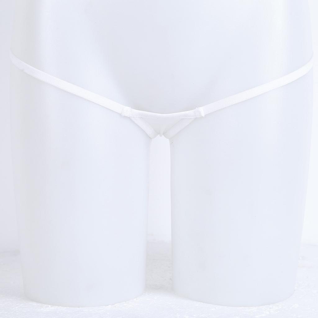 Women's Stretchy Low Rise Micro Mini G-String T-Back Thongs Bikini Lingerie Underwear