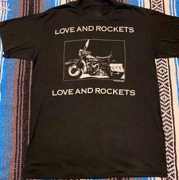 1989 Love and Rockets Short Sleeve Black Gift For Fan Shirt
