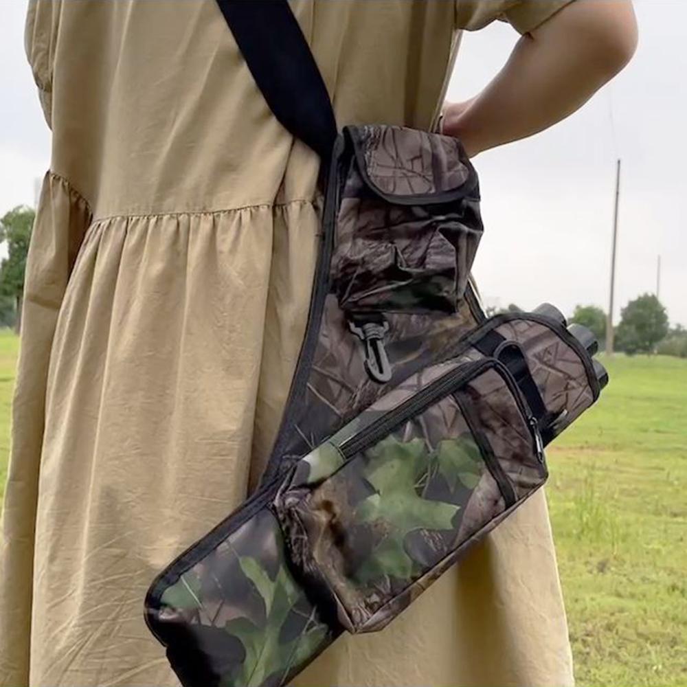 Колчан для стрельбы из лука с 3 трубками на поясе, мишень для стрельбы из ткани Оксфорд, колчан для стрел с регулируемым ремнем