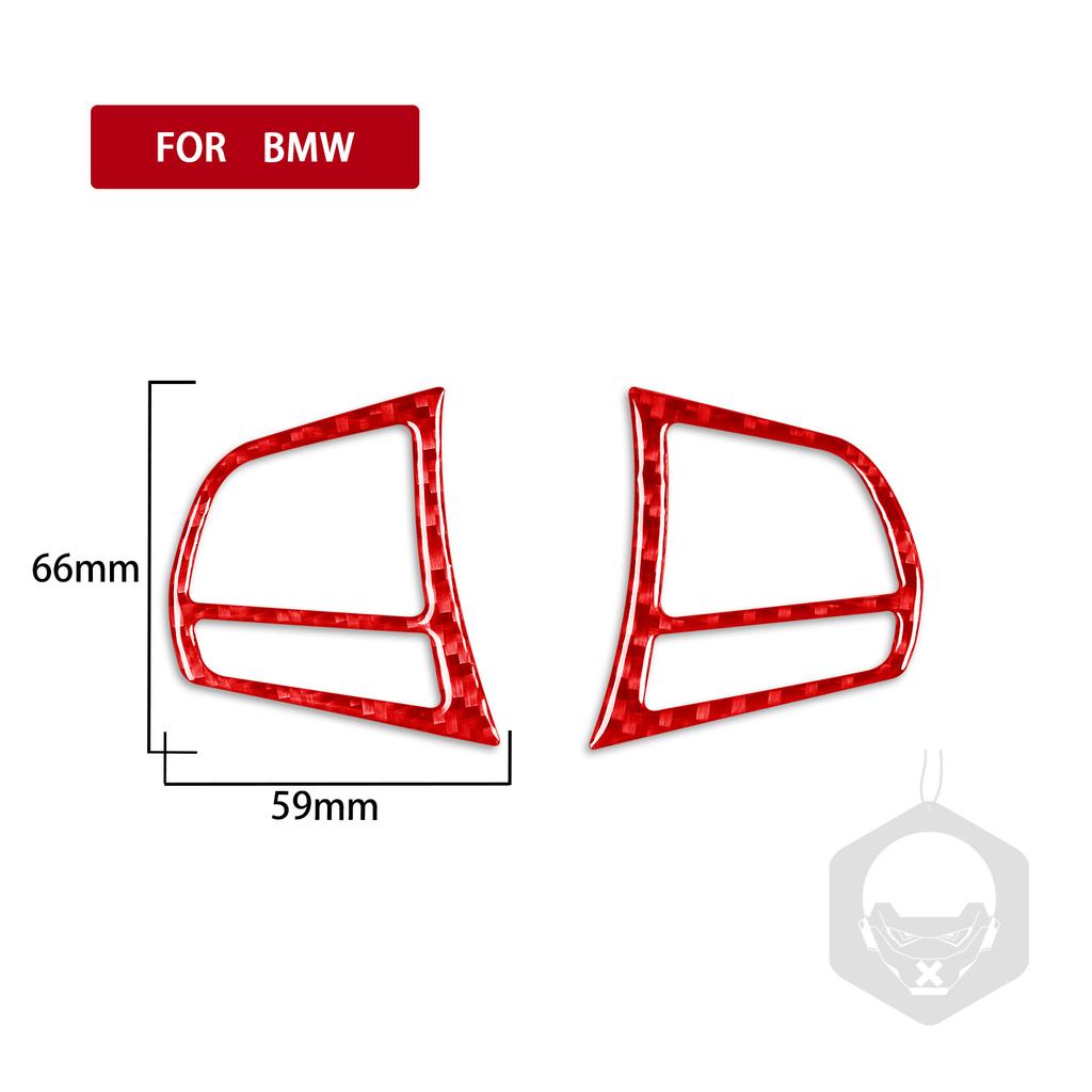 Для BMW X3 F25 2011-2017 X4 F26 14-17 Карбоновый руль Панель Кнопка Декоративные полосы Украшение салона автомобиля