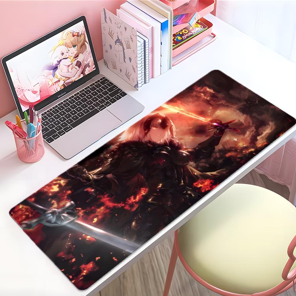 Cool Magical Game Ffategrand Order Mouse Pad Large Thick Desk Pad Stitched Edges Gaming Mouse Mat For Pc