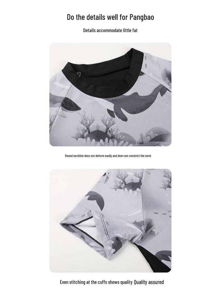 Комплект летнего купальника для мальчиков 2025: Стильные раздельные купальники и плавки для подростков и детей