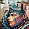 Jinx Pattern Rug, Indoor/Outdoor Mat, for Picnic, Gameroom, Bedroom, Office, Living Room, Home Decor Carpet, Birthday Gift