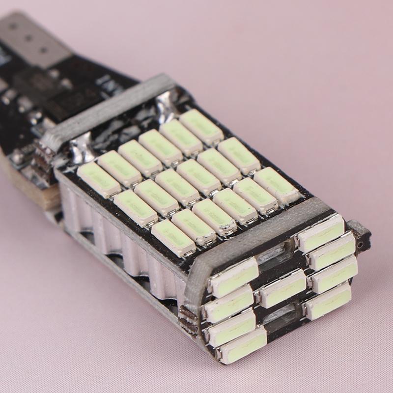 6 шт. Светодиодные лампы T15 W16W 921 912 T16 T10 902 45SMD 4014 Светодиодный свет Супер яркий 1200 лм Замена для фонаря заднего хода автомобиля Белый