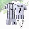 Новая версия 2122 футбольной формы «Ювентуса» для детей и взрослых. Футболки Криштиану Роналду 7 и Пауло Дибалы 10