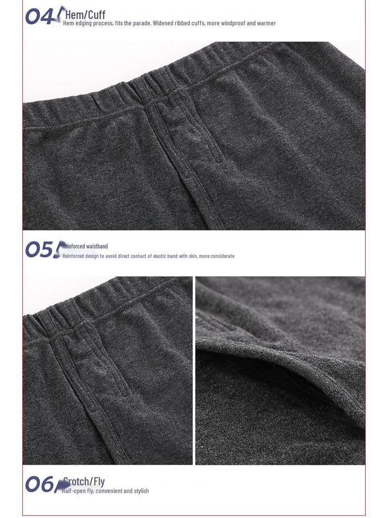 Унисекс Осенне-зимний Теплый Комплект Термобелья - Эластичный Базовый Слой Однотонного Дизайна с Круглым Вырезом для Пар