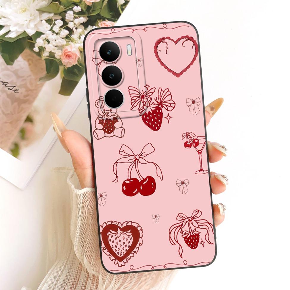 Чехол для Realme C71 Case RMX5303 Силиконовый Роскошный Модный Цветочный Кавайный Милый Расписной Ударопрочный Чехол для Телефона Для Real me C71